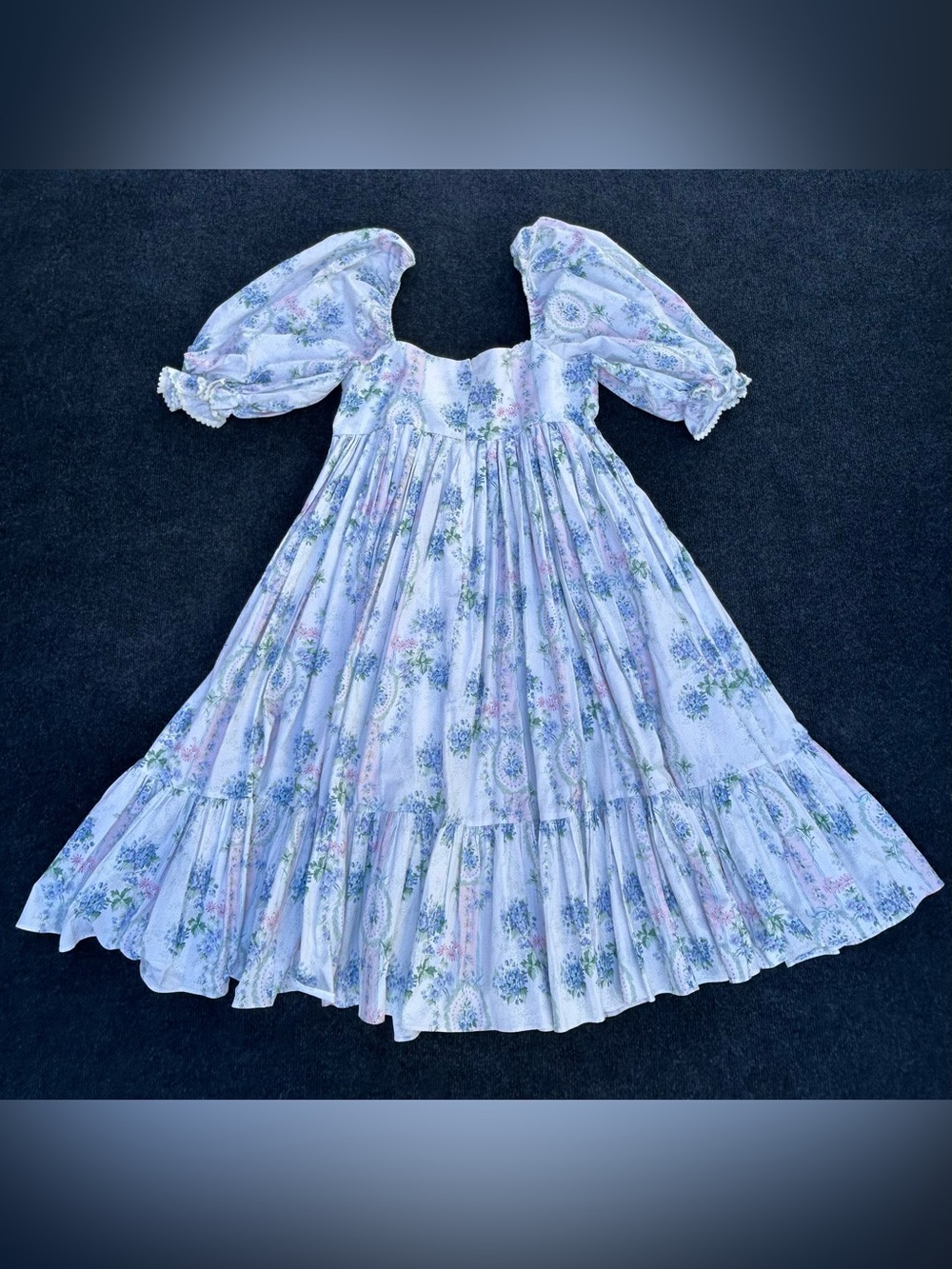 SELKIE La Belle Etoile Cotton French Puff Dress XL - Picture 4 of 16
